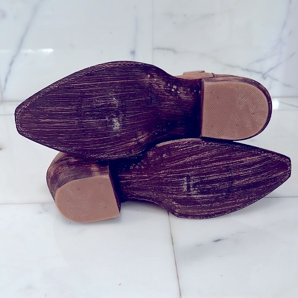 New Old Gringo Leopardito Leather Cowboy Boots 10” Size 6 - Picture 6 of 16